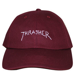 Thrasher Thrasher Hat New Religion Old Timer Strapback (Maroon)