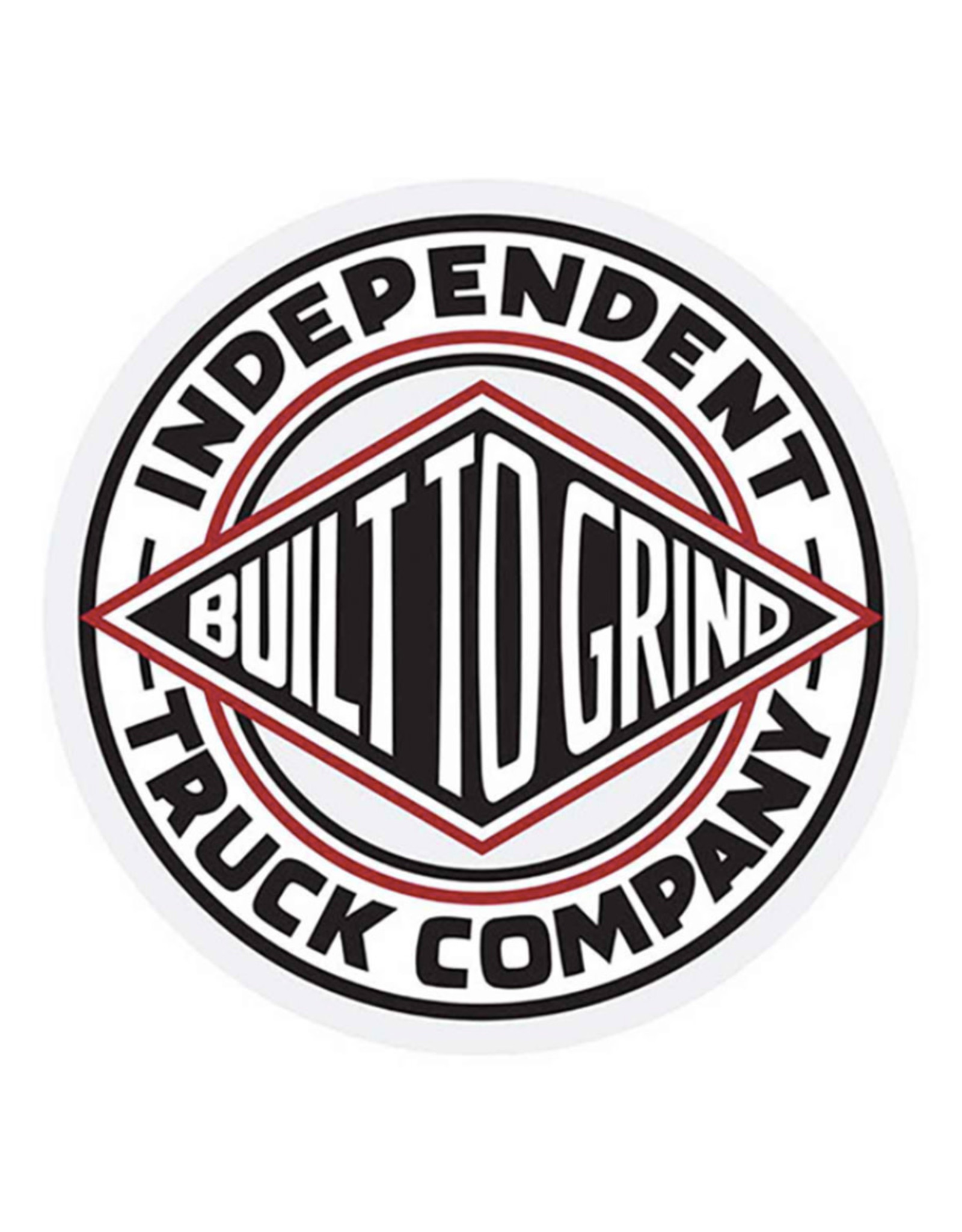 Independent Independent Sticker BTG Summit White/Black/Red (1.5")