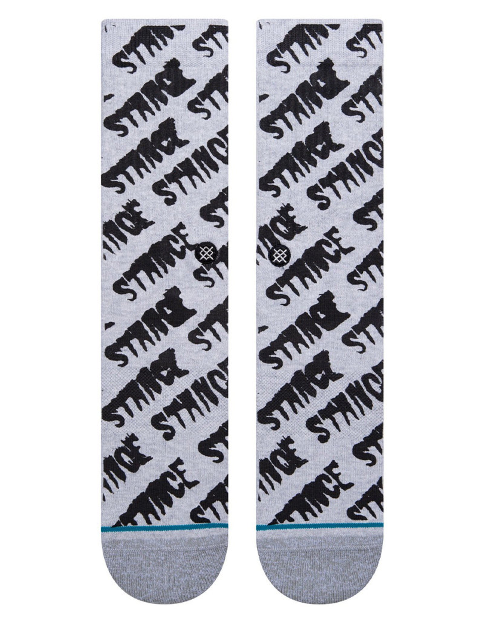 Stance Stance Socks Repeater Screen Crew (Heather Grey)