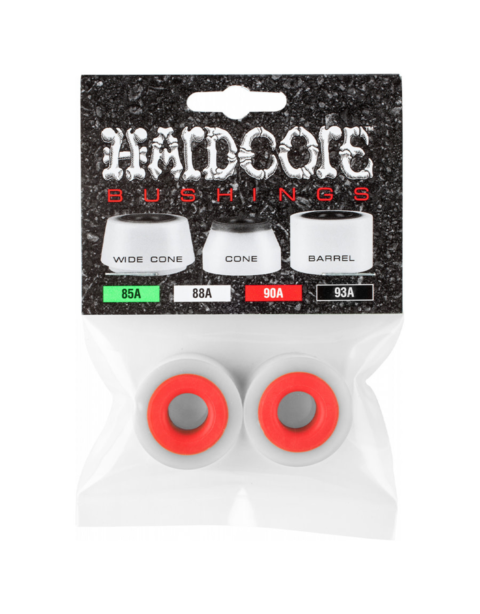 Bones Bones Bushings Hardcore Barrel White/Red (88a)