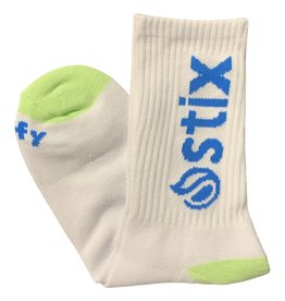 Stix SGV Stix Socks Classic Crew (White/Lime/Blue)