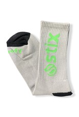 Stix SGV Stix Socks Classic Crew (Grey/Black/Lime)