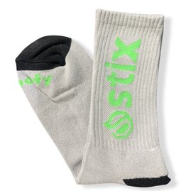 Stix SGV Stix Socks Classic Crew (Grey/Black/Lime)