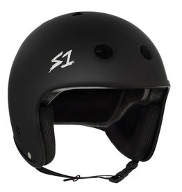 S-One S-One Helmet Adult Retro (Black Matte/Black Straps)