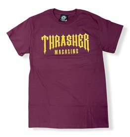 Thrasher Thrasher Tee Mens Low Low Logo S/S (Maroon)