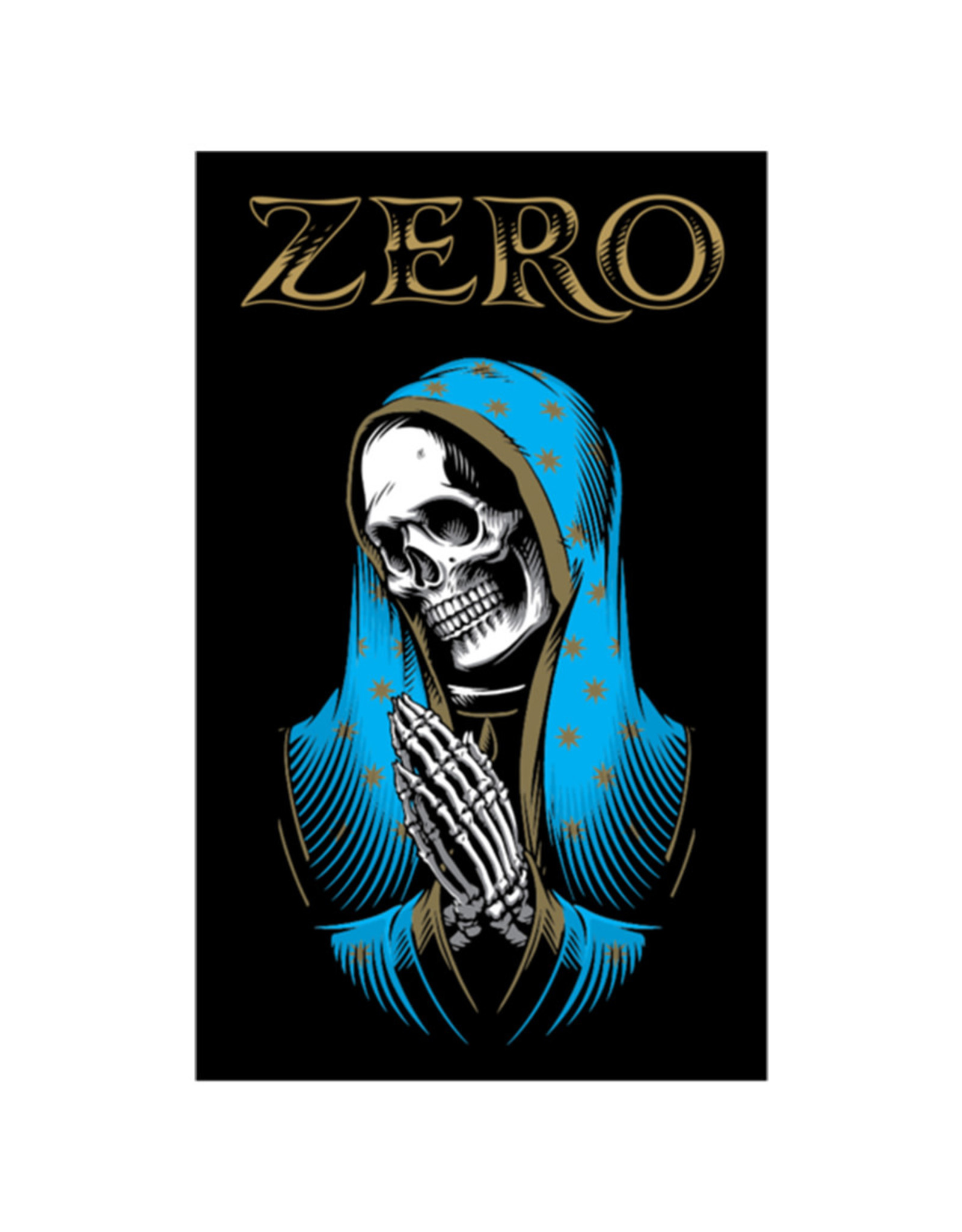 Zero Skateboards Zero Sticker Our Lady