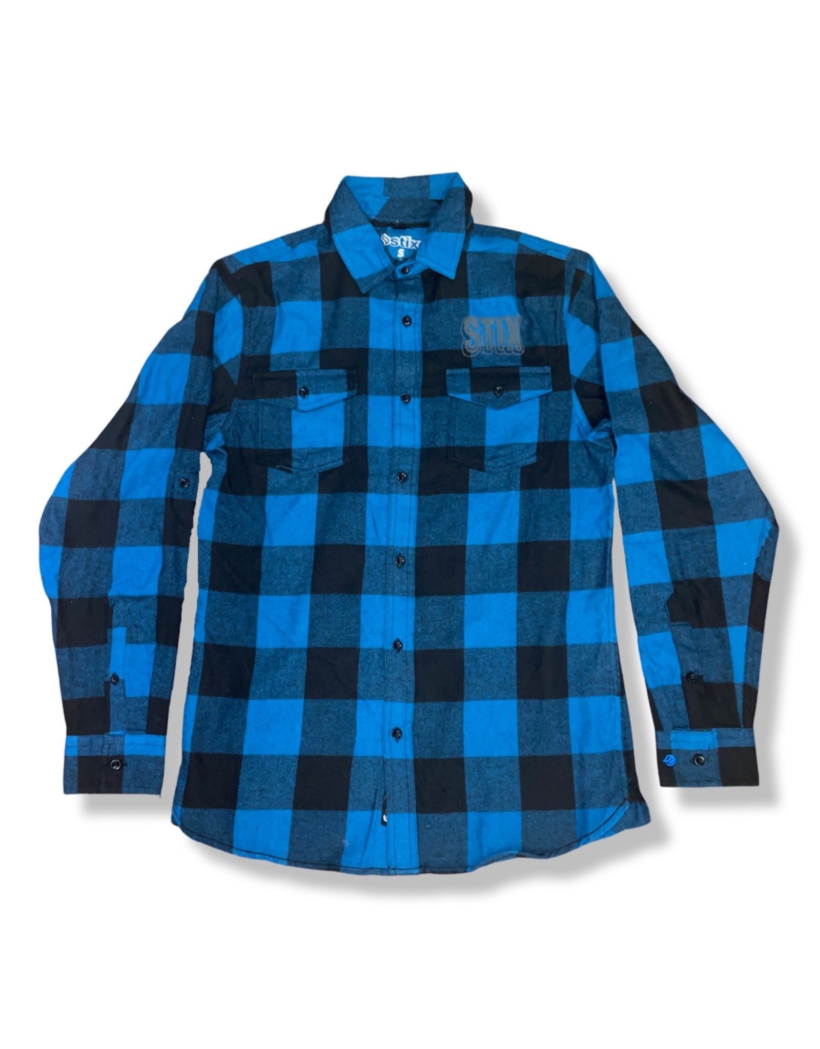 Stix SGV Stix Flannel Rough Times L/S (Blue/Black)