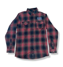 Stix SGV Stix Flannel Rough Times L/S (Red/Black)