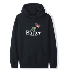 Butter Goods Butter Goods Hood Leave No Trace Pullover (Black)