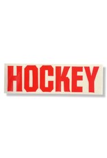 Hockey Hockey Sticker Logo Horizontal Red (Medium)