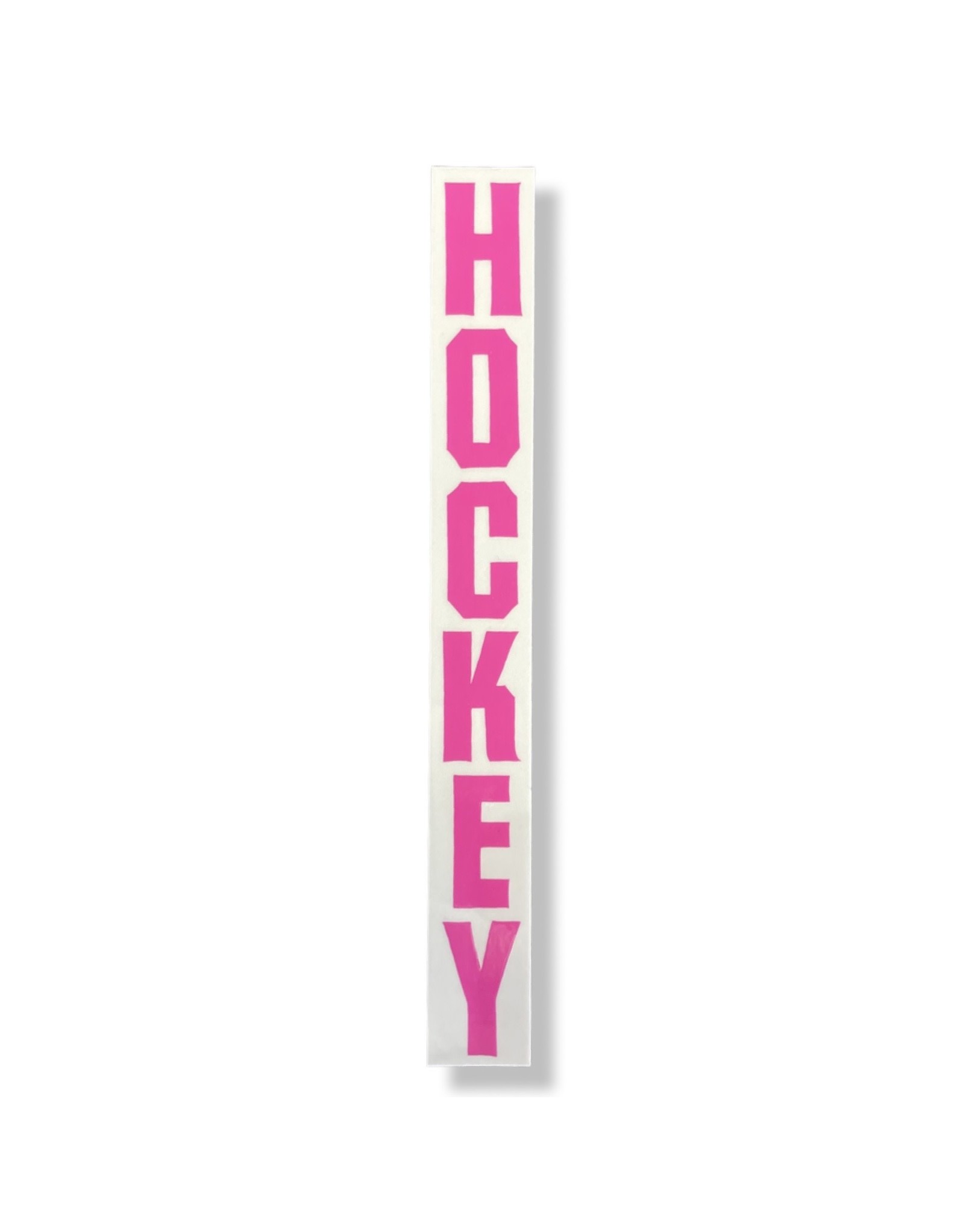 Hockey Hockey Sticker Logo Vert (Magenta)