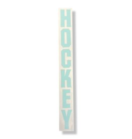 Hockey Hockey Sticker Logo Vert (Sky)