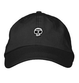 Zero Skateboards Zero Hat Single Skull Dad Strapback (Black)