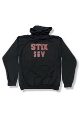 Stix SGV Stix Hood SGV Claremont Pullover (Black/Maroon)