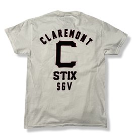 Stix SGV Stix Tee SGV Claremont S/S (White/Maroon)