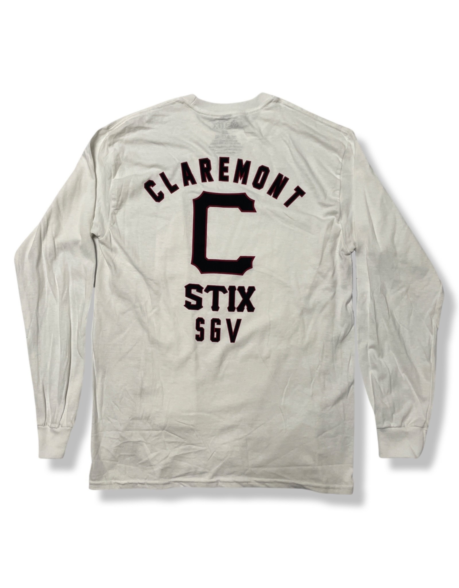 Stix SGV Stix Tee SGV Claremont L/S (White/Maroon)