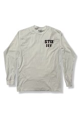 Stix SGV Stix Tee SGV Claremont L/S (White/Maroon)