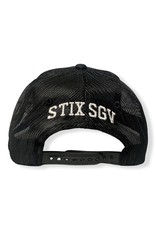 Stix Stix Hat SGV Claremont Mesh Snapback (Black/Maroon)