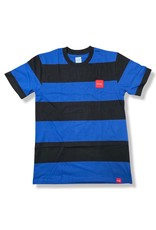 Chocolate Chocolate Tee Red Square Striped S/S (Blue/Black)
