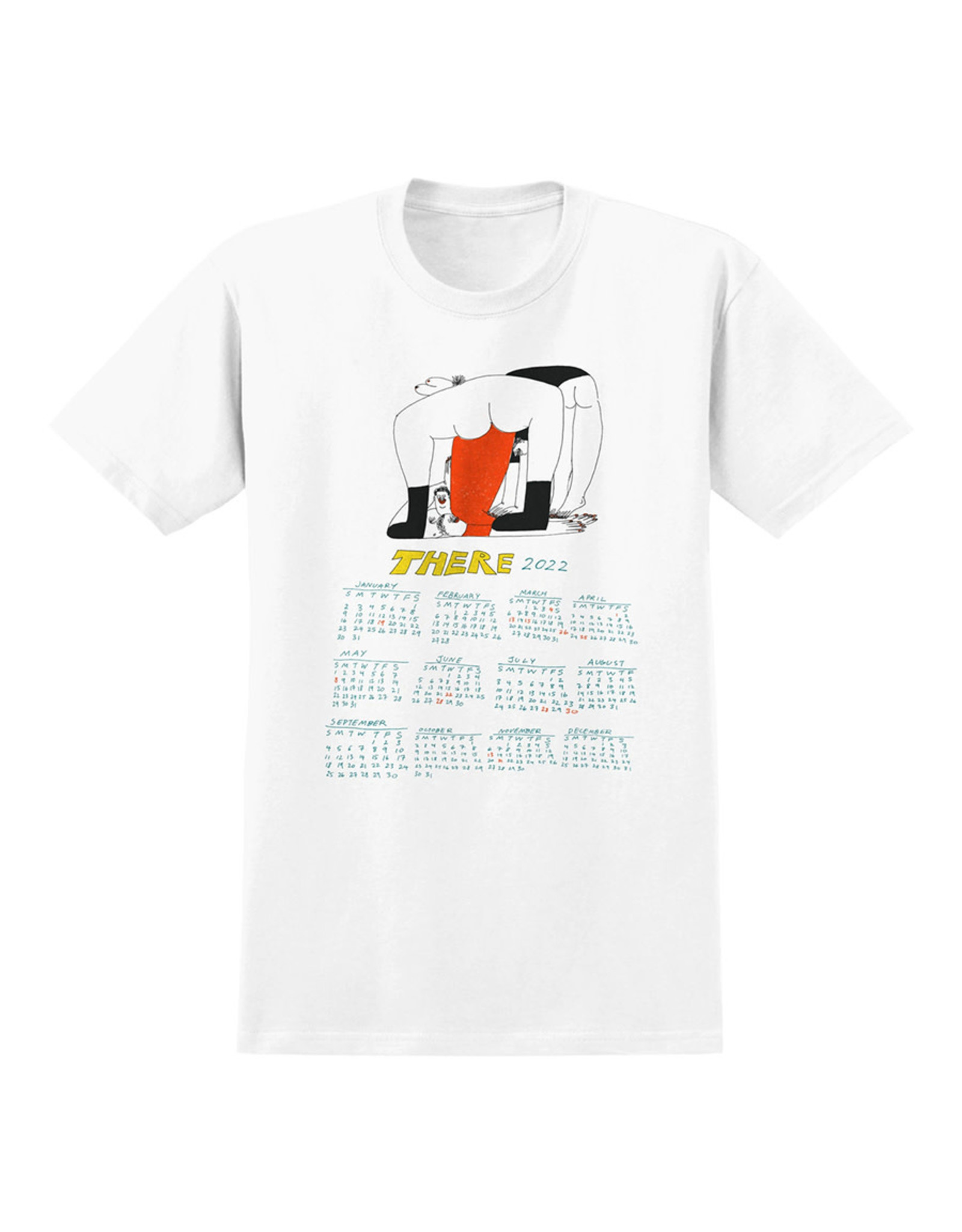 There Tee Calendar S/S (White)