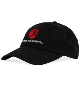 Studio Skateboards Studio Hat 6 Panel Continental Strapback Cap (Black)