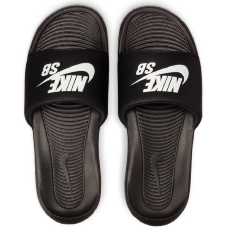 Nike SB Sandal Victori One Slides Black White Stix SGV