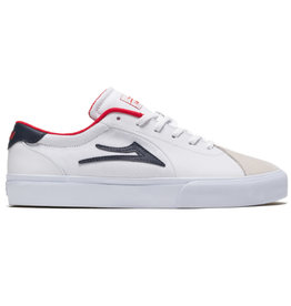 Lakai Shoes Lakai Shoe Flaco II Low (White/Navy Leather)