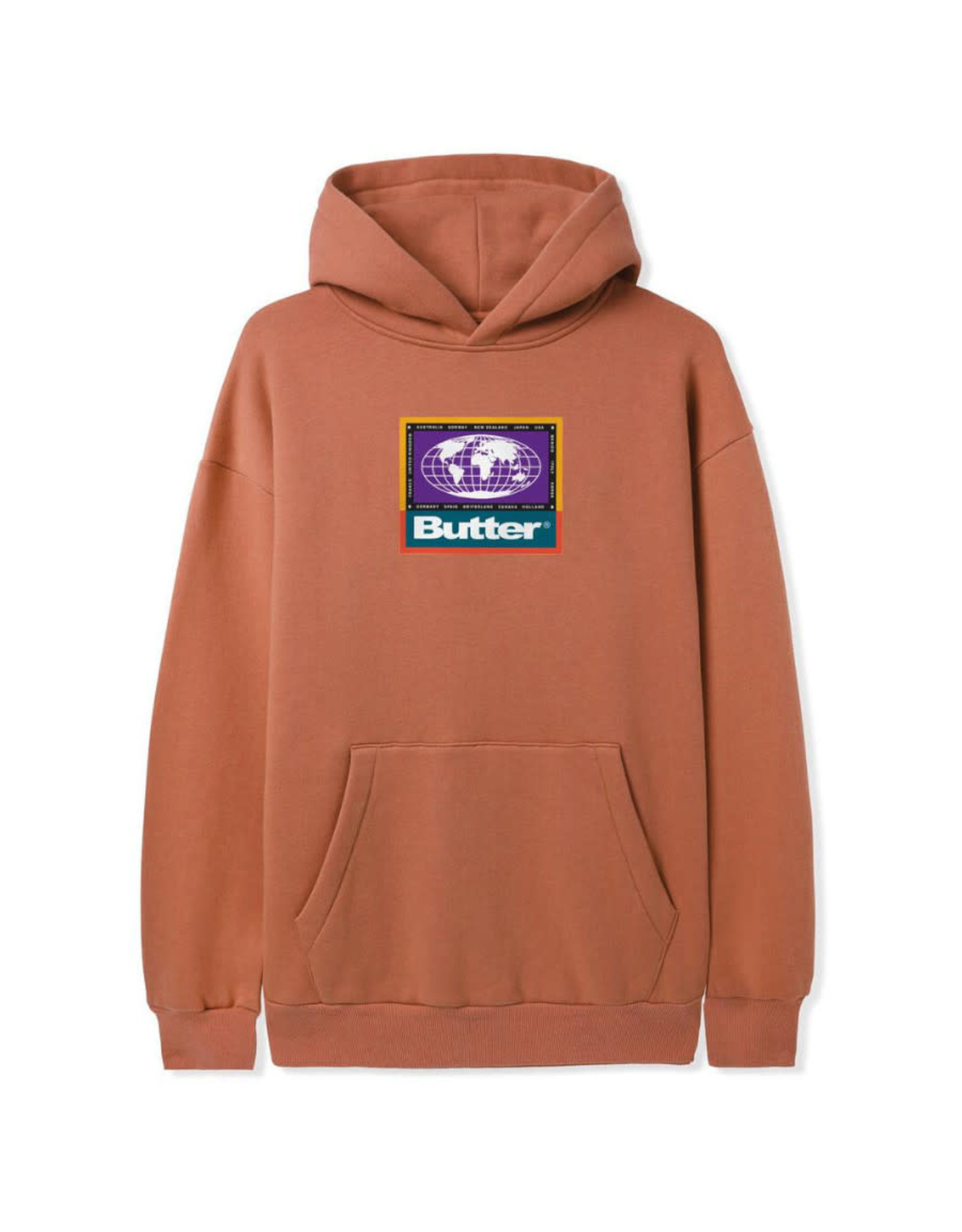 Butter Goods Butter Goods Hood Trek Logo Pullover (Clay)