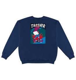 Thrasher Thrasher Crew Mens Trasher Hurricane (Navy Blue)
