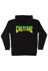 Creature Creature Hood Logo Heavyweight Pullover (Black)