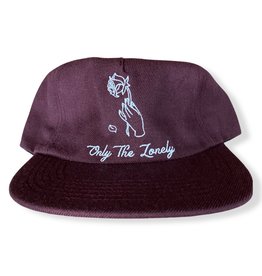 Lovesick Lovesick Hat Only The Lonely Wool Strapback (Maroon)