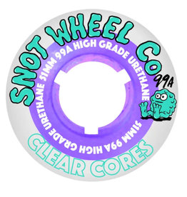 Snot Snot Wheels Team Clear Cores Purple (51mm/99a)