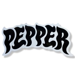 Pepper Pepper Sticker Logo (Black)