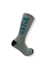 Stix SGV Stix Socks Classic Crew (Grey/Black/Turquoise)