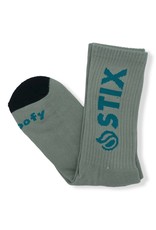 Stix SGV Stix Socks Classic Crew (Grey/Black/Turquoise)