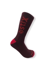 Stix SGV Stix Socks Classic Crew (Dark Red/Red)