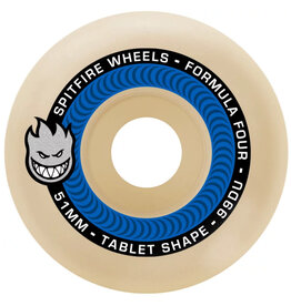 Spitfire Spitfire Wheels Formula Four Tablets Natural (52mm/99d)