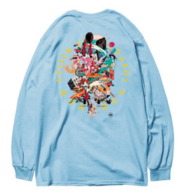 Evisen Skateboards Evisen Tee Ukiyo Paradise L/S (Light Blue)