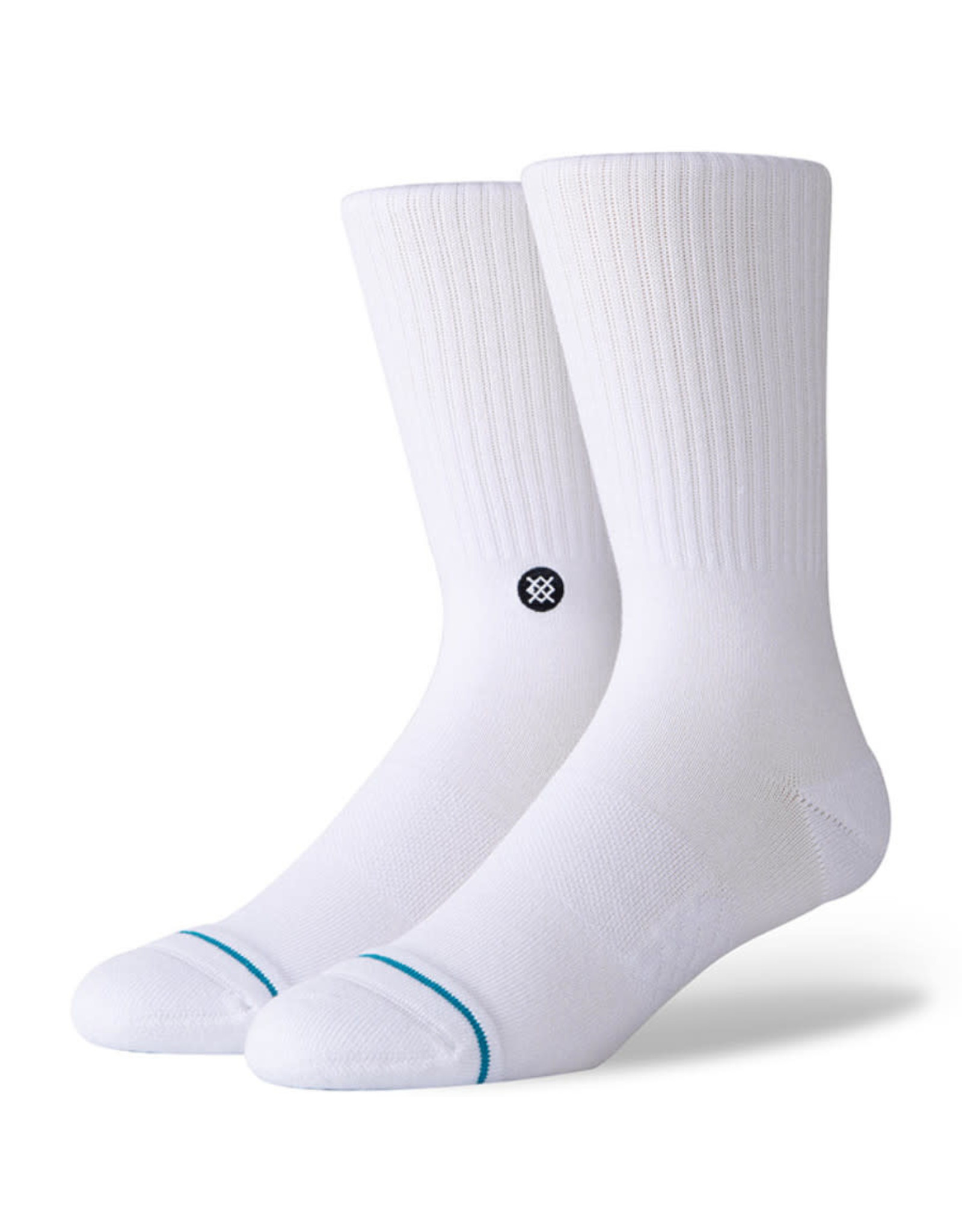 Stance Stance Socks Icon Crew (White/Black)