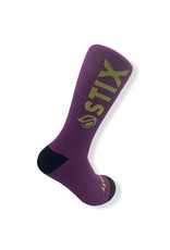 Stix Stix Socks Classic Crew (Plum/Black/Green)