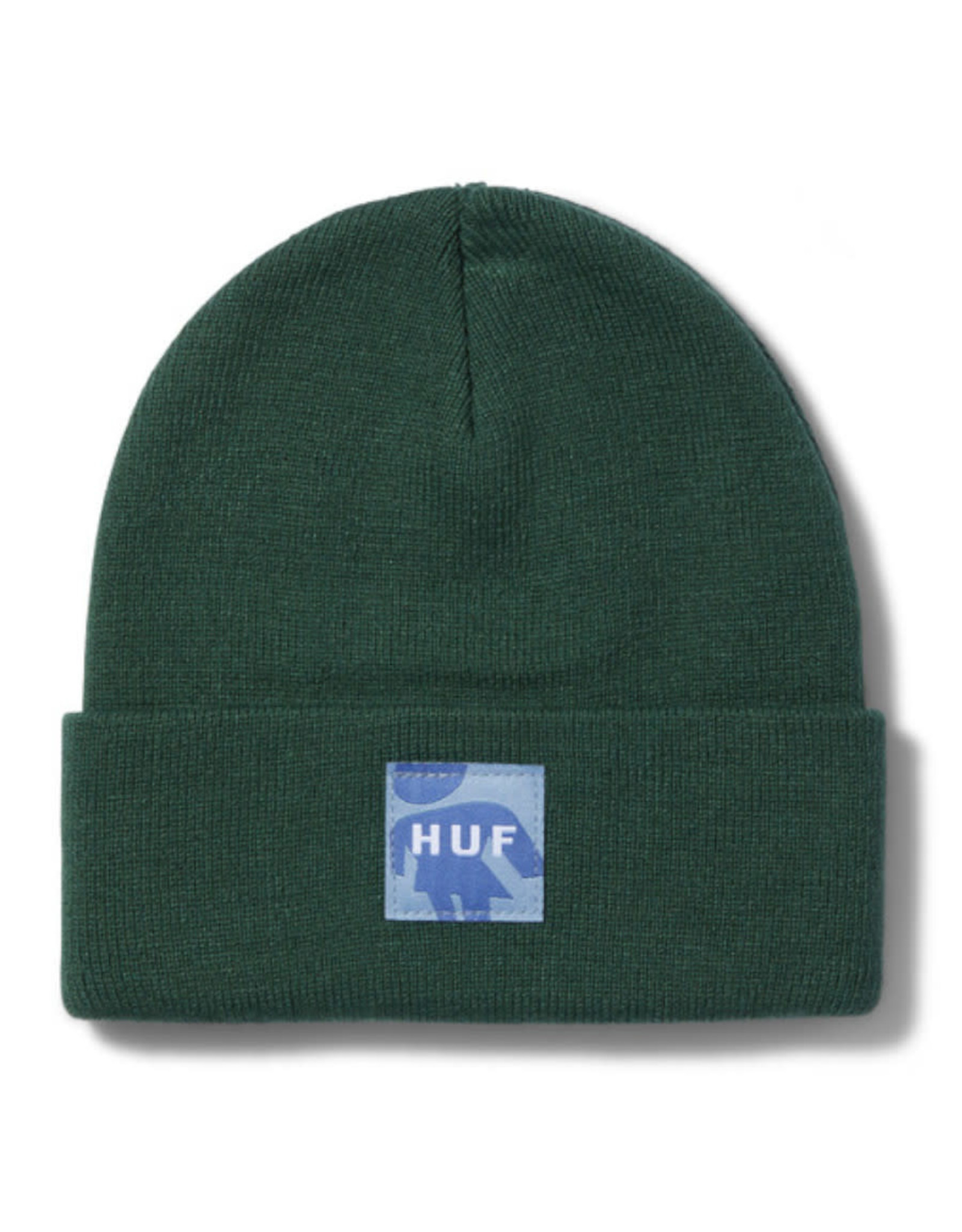 Huf Huf Beanie X Girl OG Logo Cuff (Forest Green)