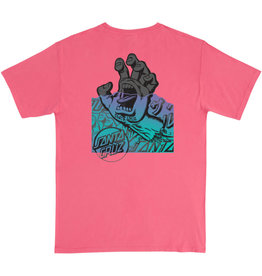 Santa Cruz Santa Cruz Tee Screaming Hand Divide Regular S/S (Coral Craze)