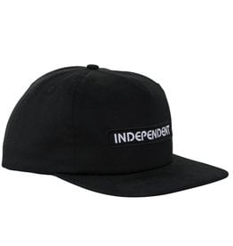 Independent Independent Hat B/C Groundwork Mid Profile Snapback (Black)