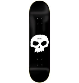 Zero Skateboards Zero Deck Team Single Skull White (9.0)