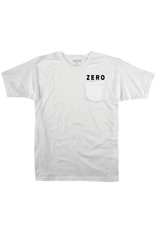 Zero Skateboards Zero Tee Army Pocket S/S (White)