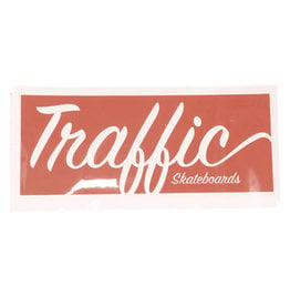 Traffic Traffic Sticker Script (Orange)