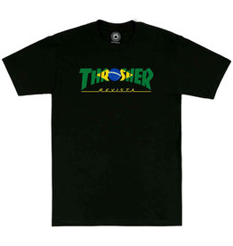 Thrasher Thrasher Tee Mens Brazil Revista S/S (Black)