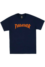 Thrasher Thrasher Tee Mens Burn It Down S/S (Navy Blue)