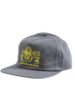 Krooked Krooked Hat Arketype Raw Snapback (Charcoal/Yellow)