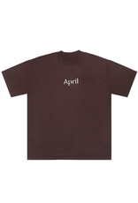April April Tee Embroidered OG Logo S/S (Chocolate)